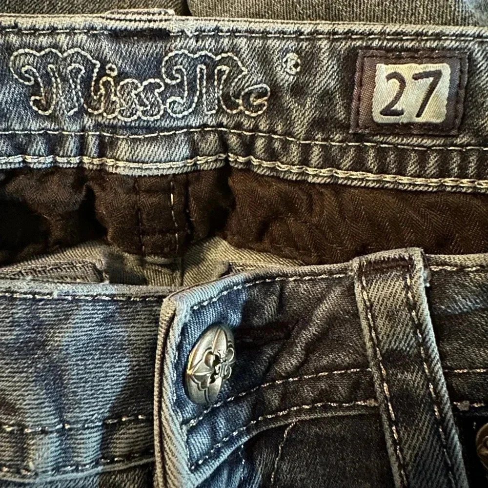 Miss Me cuffed skinny jeans women’s size 27/27 - Picture 9 of 12